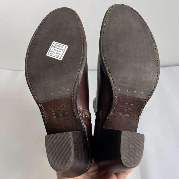 Frye Women's Ankle Boots in Dark Brown - Picture 9 of 12